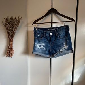 American Eagle MIDI jean shorts